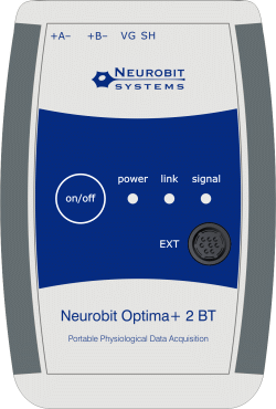 Neurobit Optima+ 2 BT - Przenony sprzt do neurofeedbacku, biofeedbacku i pomiarw sygnaw fizjologicznych