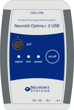 Neurobit Optima+ 2 USB - Przenośny sprzęt do neurofeedbacku, biofeedbacku i pomiarów sygnałów fizjologicznych
