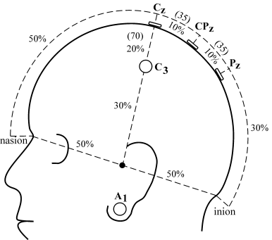 Pooenia elektrod EEG stosowane w neurofeedbacku
